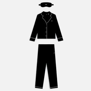 Kithmas Women Kithmas Pajama Set - Black